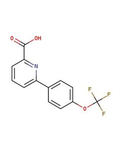Astatech 6-[4-(TRIFLUOROMETHOXY)PHENYL]PYRIDINE-2-CARBOXYLIC ACID; 5G; Purity 95%; MDL-MFCD06410074